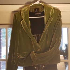 Crushed velvet jacket great for occasion's
